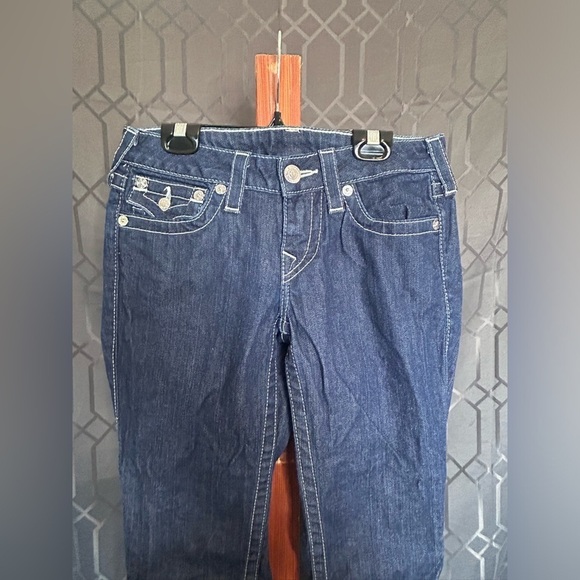 True Religion Dark Blue Jeans Size 27 - Picture 2 of 6